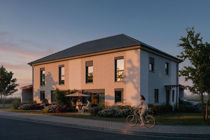 Wohnglück in Straubing-Süd – Ihr neues Zuhause mit Stil und Komfort - Neubau Doppelhaushälfte
